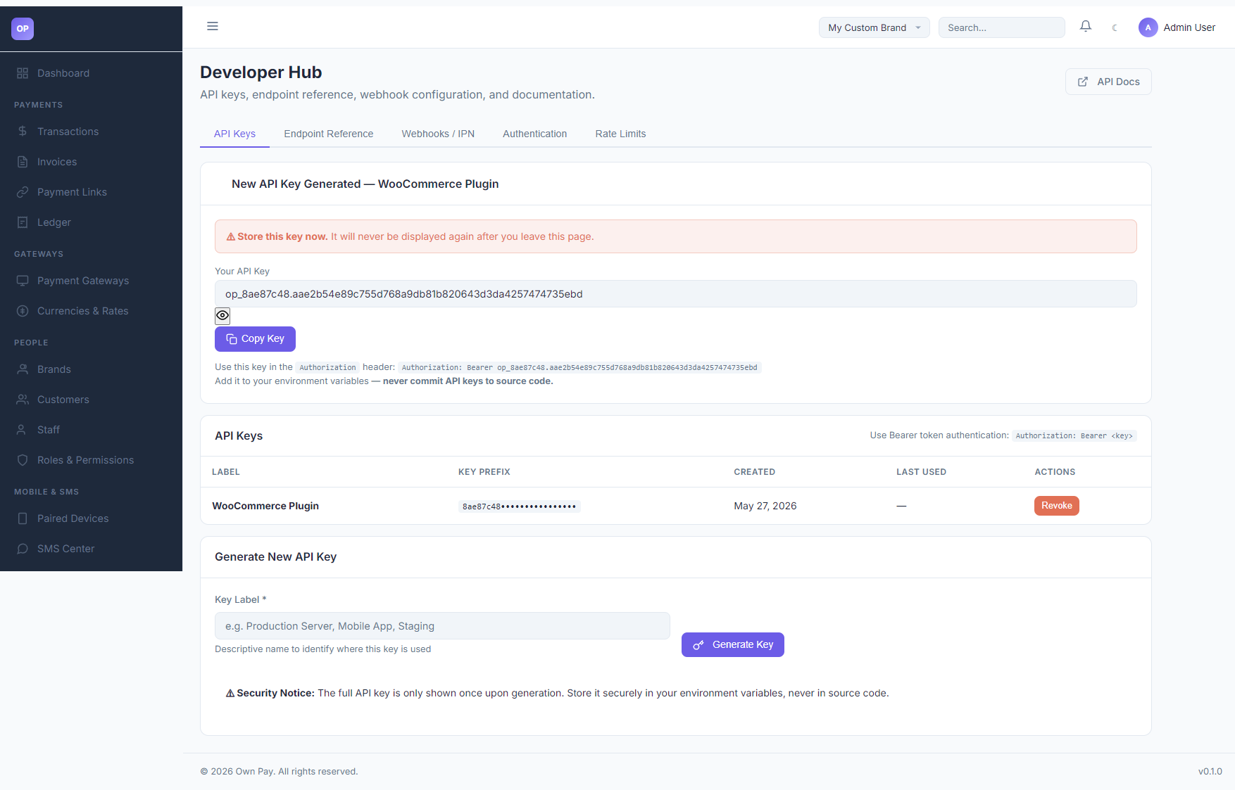 Developer Hub Overview