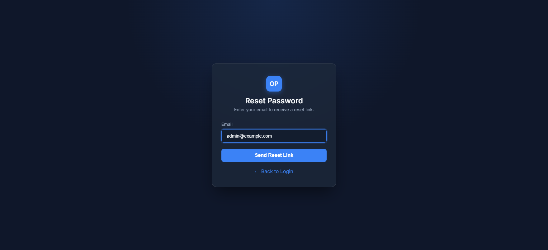 Reset Request Box